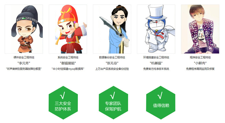 小蘋果創(chuàng)業(yè)版　安全：服務(wù)器設(shè)置和安全一切交給我，免費(fèi)又省心